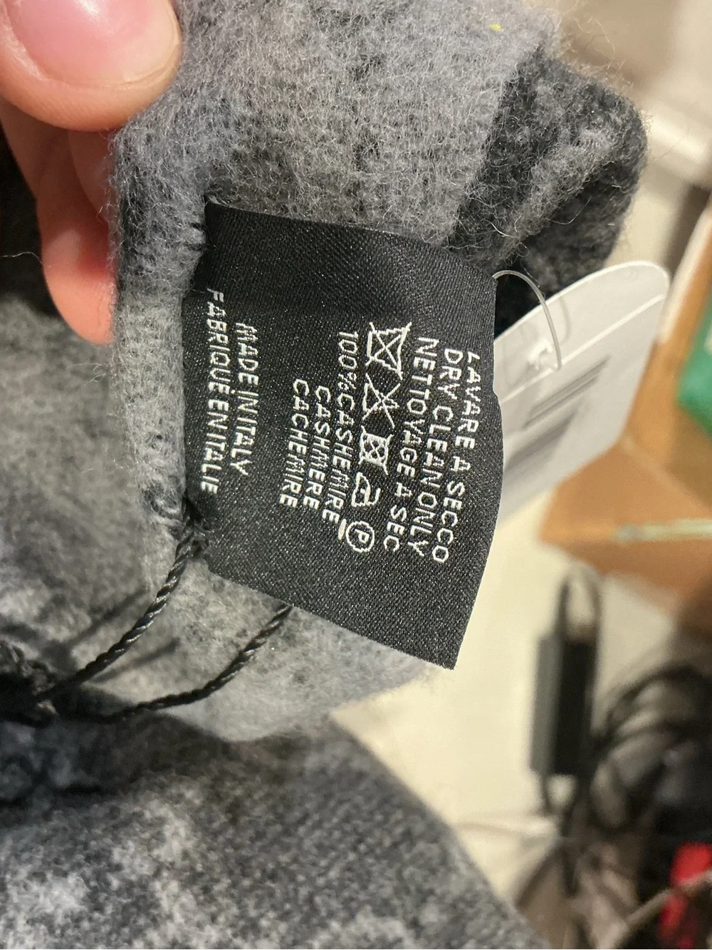 Gucci Monogram Cashmere GG Logo Scarf